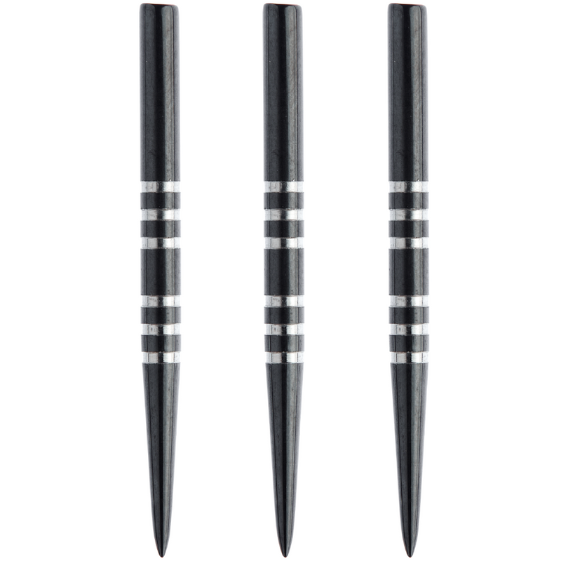 Winmau Re-Grooved Black Dart Points