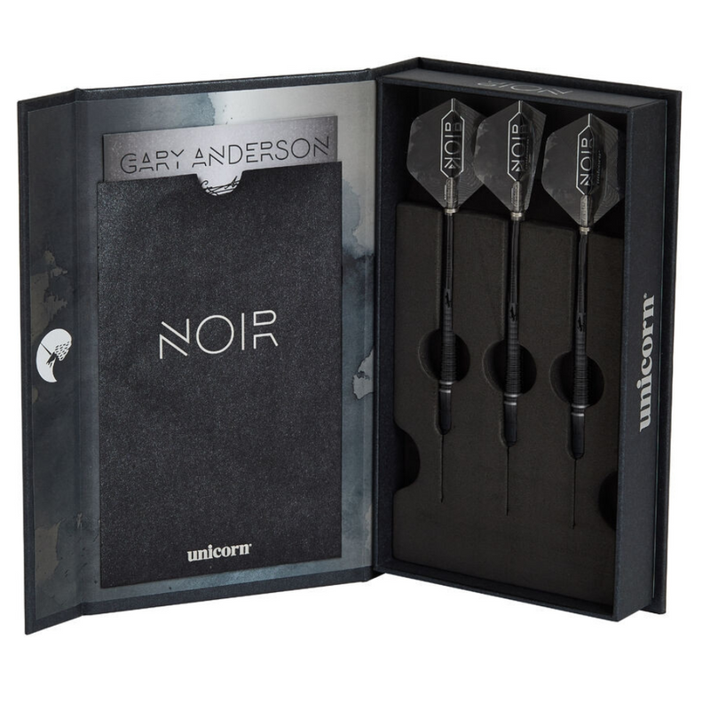 Gary Anderson Noir Phase 6 Boxed Set - 90% Tungsten Darts