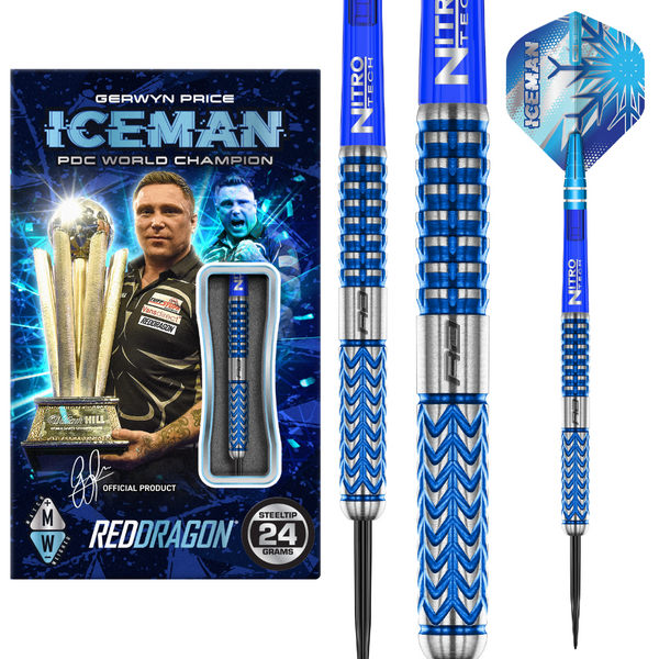 Gerwyn Price - Glacier - 90% Tungsten Darts