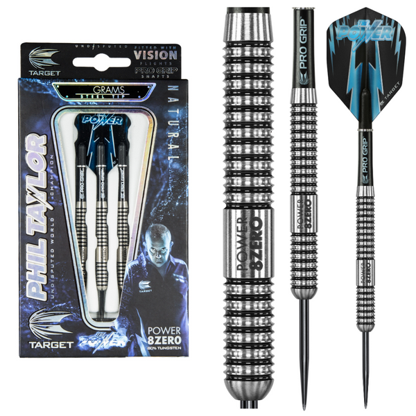 Phil Taylor - Power 8ZERO - 80% Tungsten Darts