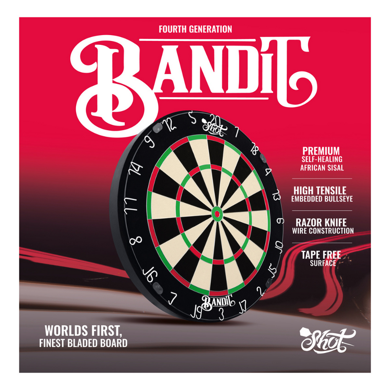 Shot Darts Bandit 4th Generation Dartboard