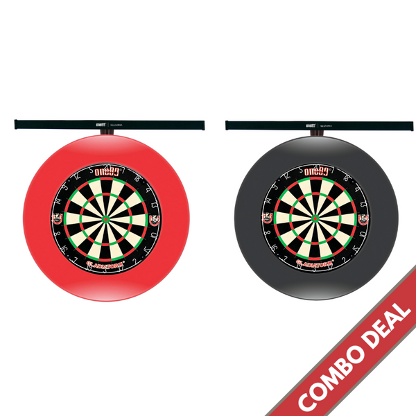 Gladiator, Surround & Illumina COMBO Dartboard set